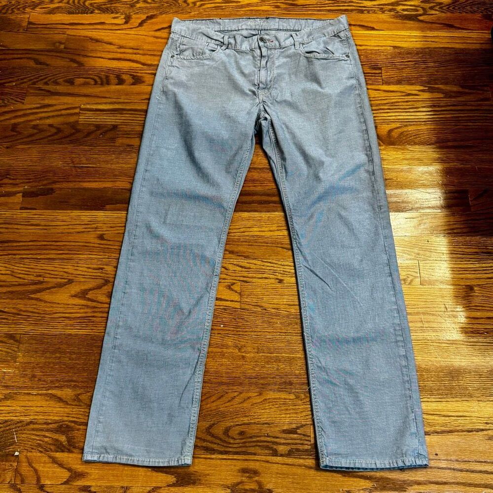 Robert Graham Classic Yates 5 Pocket Pants. Gray Nailhead pattern. Size 36.
